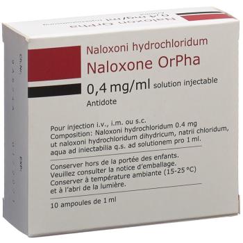 Naloxone OrPha Inj Los 0.4mg/ml 10amp 1ml