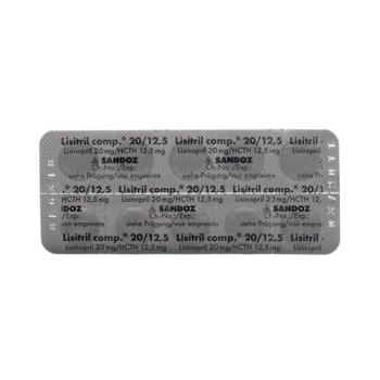 Lisitril comp. Tabl 20/12.5 mg 30 pcs