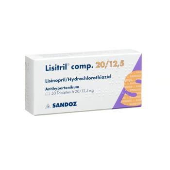 Lisitril comp. Tabl 20/12.5 mg 100 pcs