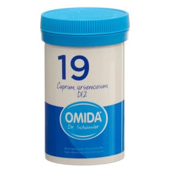 Omida Schuessler Nr19 Cuprum arsenicosum Tabl D 12 Ds 100 g