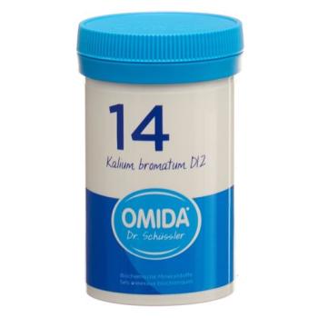 Omida Schuessler Nr14 potassium bromatum Tabl D 12 Ds 100 g