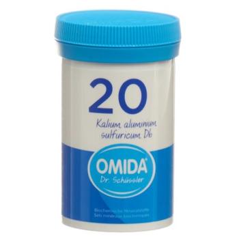 Omida Schuessler Nr20 potassium aluminum sulfuricum Tabl D 6 Ds 100
