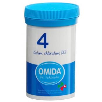 Omida Schuessler Nr4 potassium chloratum Tabl D 12 Ds 100 g