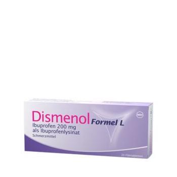 DISMENOL FORMEL L film-coated tablets 200 MG 20 PCS