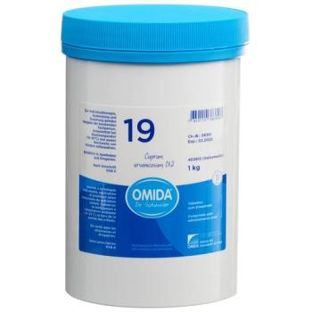 Omida Schuessler Nr19 Cuprum arsenicosum Tabl D 12 Ds 1000 g