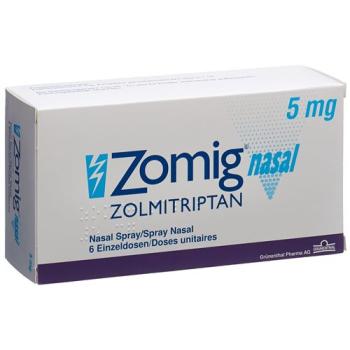 Zomig nasal nasal spray 5 mg monodos 6 pcs
