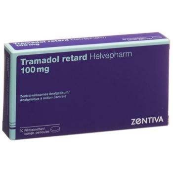 Tramadol retard Helvepharm Ret Filmtabl 100 mg 30 pcs