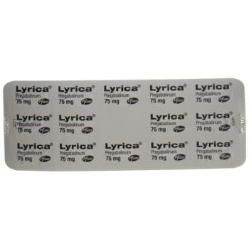 Lyrica caps 75 mg 14 pcs