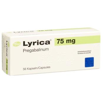 Lyrica Caps 75 mg 56 pcs