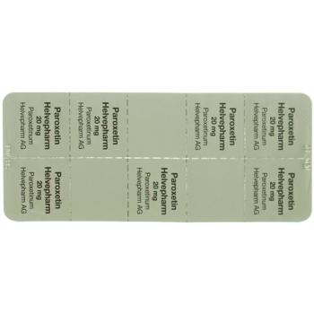 Paroxetine Helvepharm Filmtabl 20 mg 14 pcs