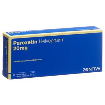 Paroxetine Helvepharm Filmtabl 20 mg 28 pcs