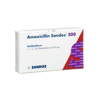Amoxicillin Sandoz film tablets 500 mg 20 pcs