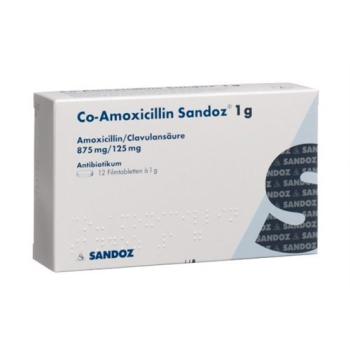Co-Amoxicillin Sandoz film tablets 1 g 12 pcs