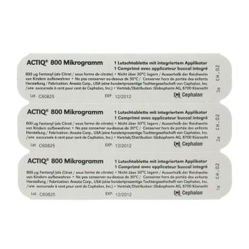 Actiq buccal tablets 800 mcg with integrated applicator 30 pcs