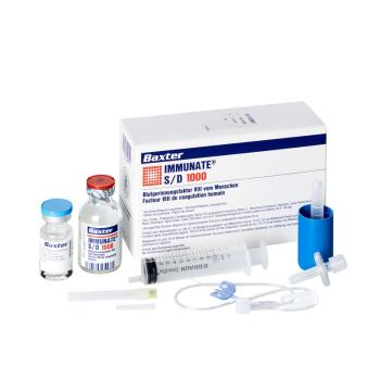 Immunate S/D Dry Sub 1000 IU with Solvent Penetrated