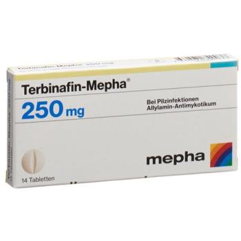 Terbinafine-Mepha Tabl 250 mg 14 pcs