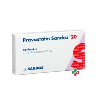 Pravastatin Sandoz Tabl 20 mg 30 pcs
