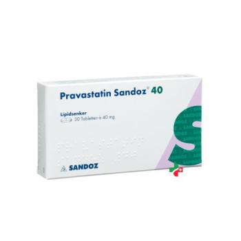 Pravastatin Sandoz Tabl 40 mg 30 pcs