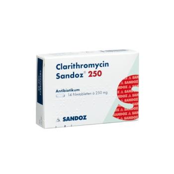 Clarithromycin Sandoz film tablets 250 mg 20 pcs