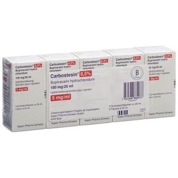 Carbostesin Inj Loes 0.5% 5amp 20ml