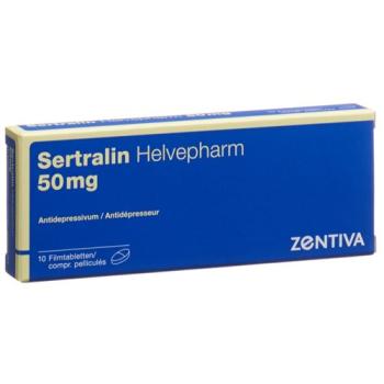 Sertraline Helvepharm Filmtabl 50 mg 10 pcs