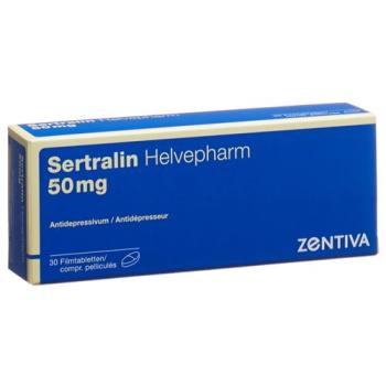 Sertraline Helvepharm Filmtabl 50 mg 30 pcs
