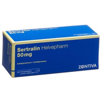 Sertraline Helvepharm Filmtabl 50 mg 100 pcs
