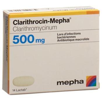 Clarithrocin Mepha Lactabs 500mg 30 Stück
