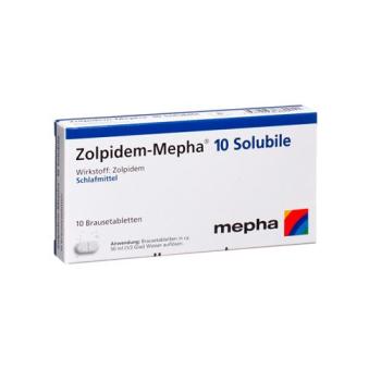 Zolpidem Mepha 10 mg 10 Brausetablets