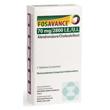 Fosavance weekly tablets 70/2800 4 pcs