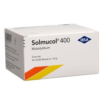 Solmucol Gran 400 mg without sugar 90 bags 1.8 g