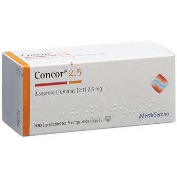 Concor Filmtablet 2.5 mg 100 pcs
