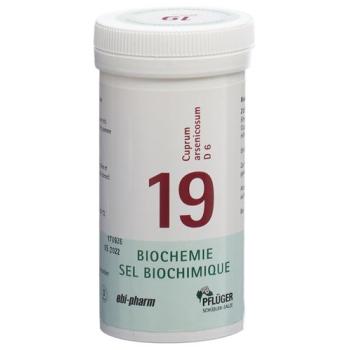 PFLUEGER SCH&Uuml;SSLER No. 19 Cuprum arsenic Tabl D 6 100 g