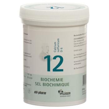 Pfluger Schuessler Nr12 Calcium sulfuricum Tabl D 6 250 g
