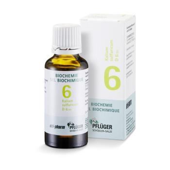 PFLUEGER SCH&Uuml;SSLER Nr6 Kal sulf drops D 6 30 ml