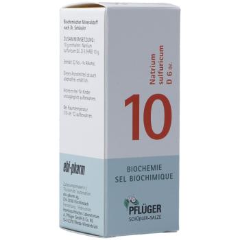 PFLUEGER SCH&Uuml;SSLER Nr10 Natr sulf drops D 6 30 ml