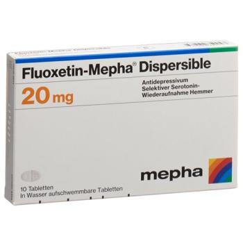 Fluoxetine-Mepha Dispersible Tabl 20 mg 10 pcs