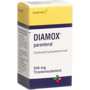 Diamox dry sub 500 mg parenteral Durchstf