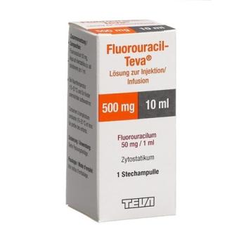 Fluorouracil Teva 500mg/10ml per 10ml