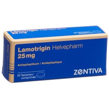 Lamotrigin Helvepharm 25 mg 50 tablets