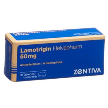 Lamotrigin Helvepharm 50 mg 50 tablets