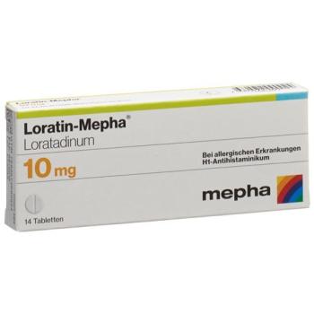 Loratin Mepha 10 mg 28 tablets 
