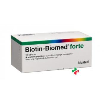 Biotin-Biomed forte tablets 5 mg 90 pcs