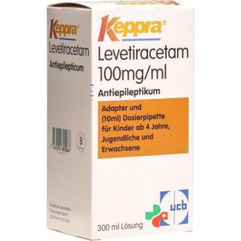 Keppra L&ouml;s 100 mg/ml dosing pipette 10 ml bottle 300 ml