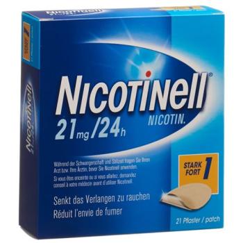 Nicotinell 1 strong Matrixpfl 21 mg/24h 21 pcs