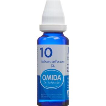 Omida Schussler No10 Nat Sulf Dil D 6 50мл