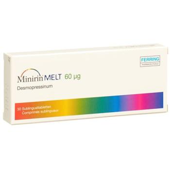 Minirin Melt Subling Tabl 60 mcg 30 pcs