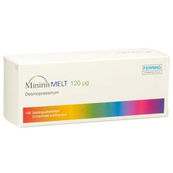 Minirin Melt Subling Tabl 120 mcg 100 pcs