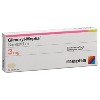 GLIMERYL Mepha Tabl 3 mg