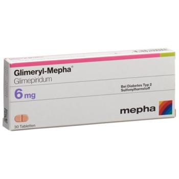Glimeryl Mepha 6 mg 30 tablets
